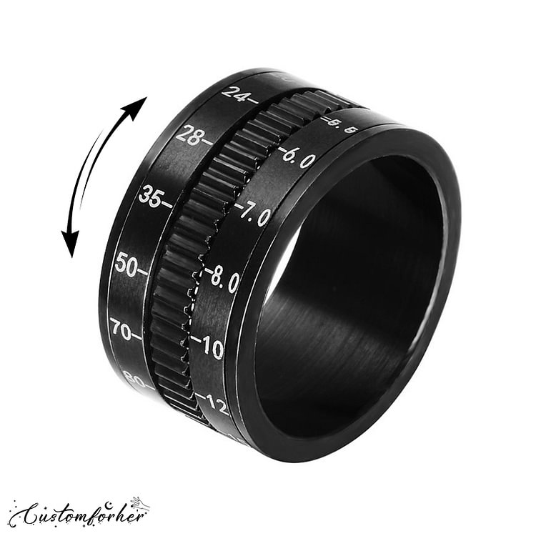 Camera Lens Stainless Steel Rotatable Ring