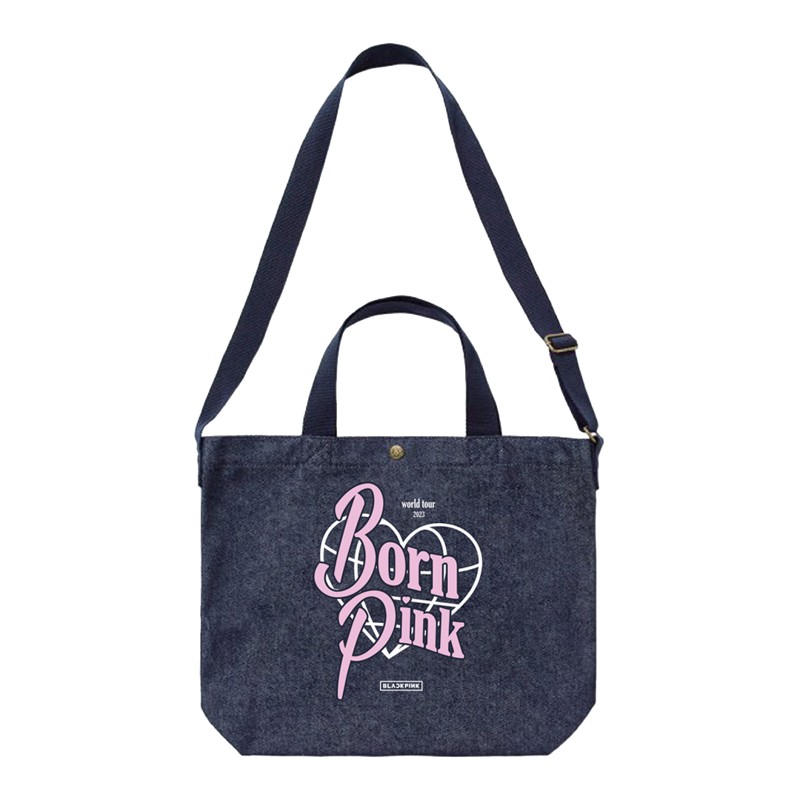 Tote bag shop black pink