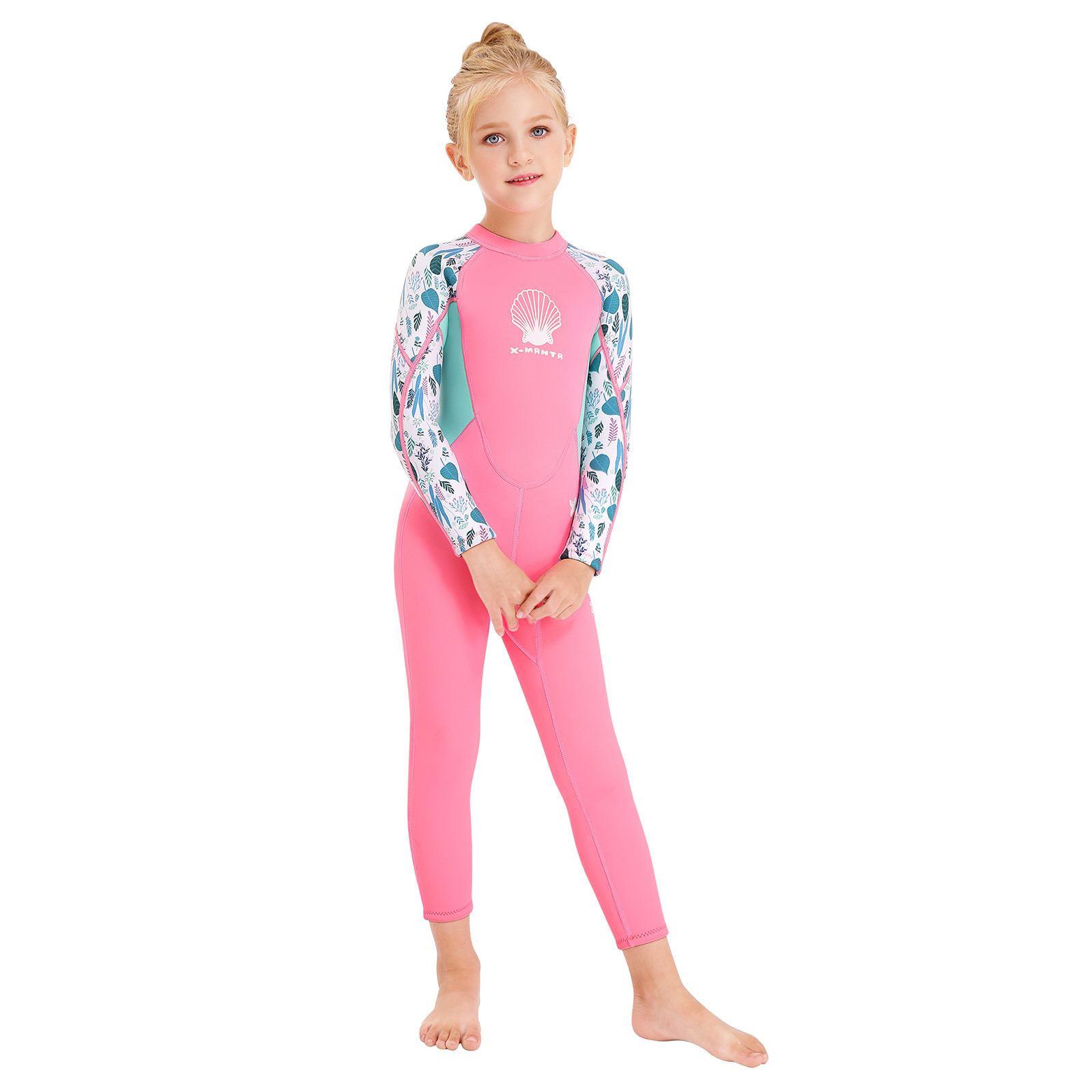 Kids Girl One-Piece Swimsuit 2.5mm Full Body Snorkeling Wetsuit (Pink, 501 Original
Kids Girl One-Piece Swimsuit 2.5mm Full Body Snorkeling Wetsuit (Pink, 501 Original