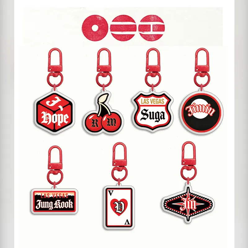 BTS ARIRANG キーリング グク　ジョングク　JK BTS ARIRANG 2026 Keychain – Jung Kook V Jimin SUGA RM Jin J-Hope