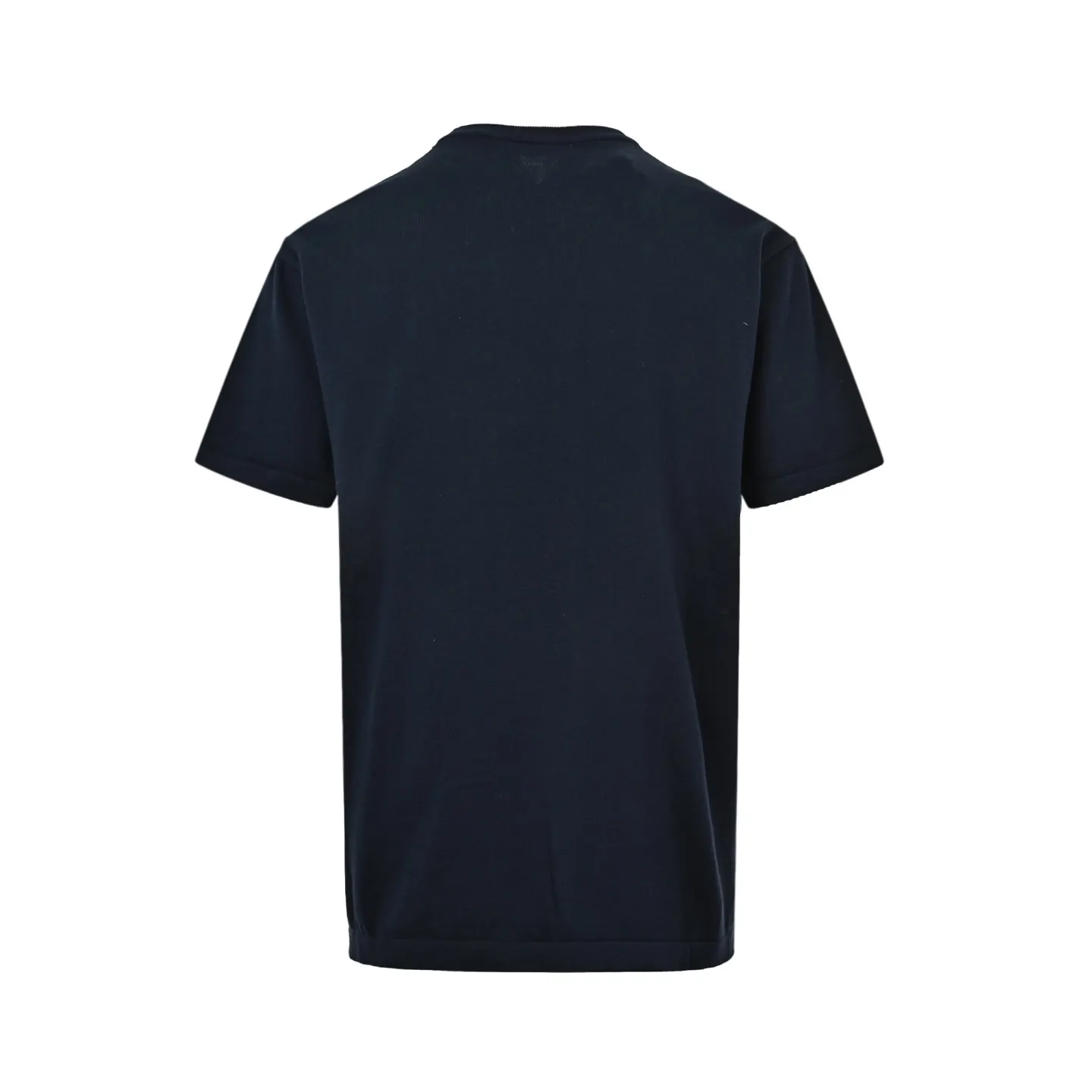Back view of navy t-shirt