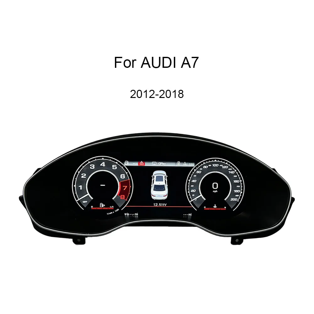 10.25 Zoll LCD für AUDI A7 S7 2012-2018 Jahr Cluster Armaturenbrett Instrument Vollbild Tachometer