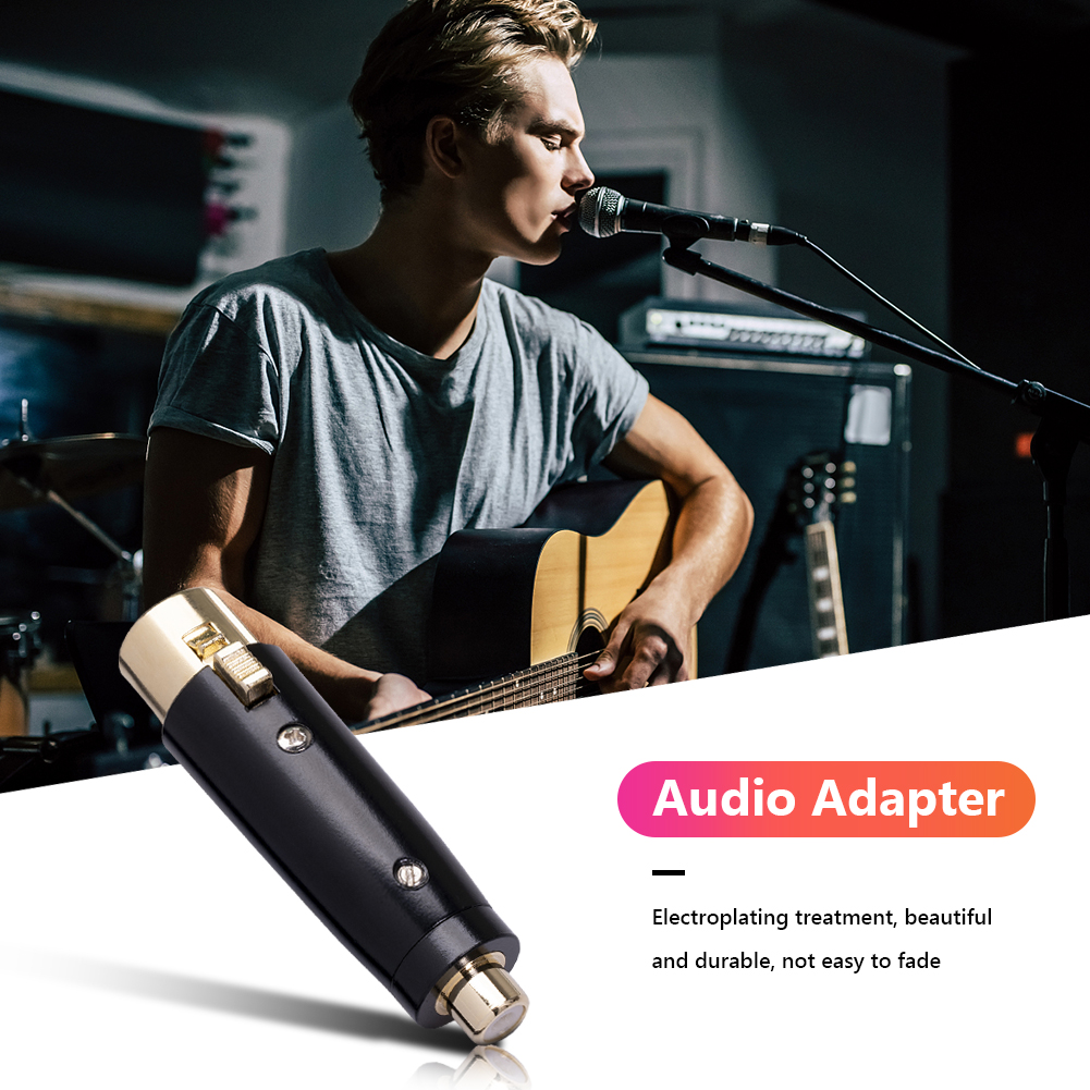 RCA Female to XLR 3Pin Female Adapter Gold Plated Connector for Mic Speaker, 5pcs, 501 Original
RCA Female to XLR 3Pin Female Adapter Gold Plated Connector for Mic Speaker, 5pcs, 501 Original