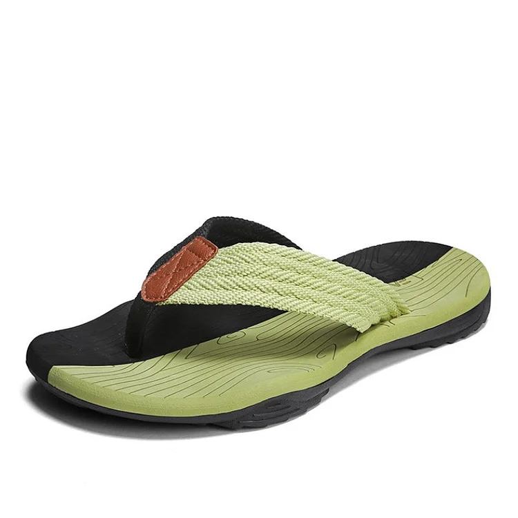 Orthopedic Sandals Men Wide Width Comfy Flat Sporty Flip-flops Trendy Summer Radinnoo.com