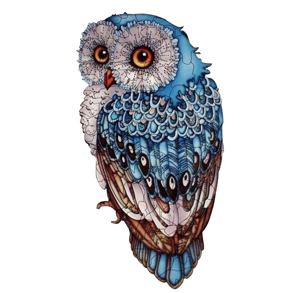 Wooden Animal Jigsaw Puzzles Colorful Owl Adult Kids Educational Toys (A5), 501 Original
Wooden Animal Jigsaw Puzzles Colorful Owl Adult Kids Educational Toys (A5), 501 Original