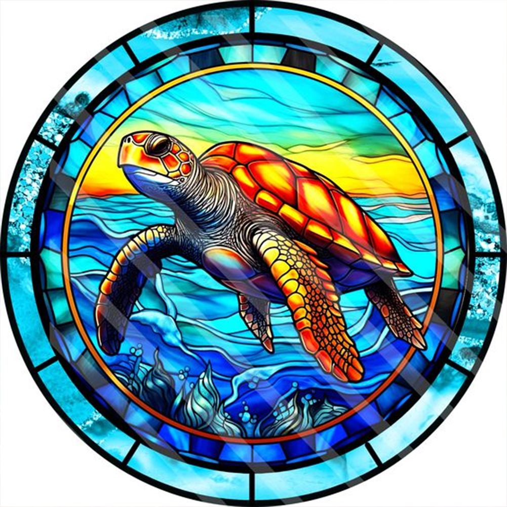 New Hot Sale Paintings Turtle Diy 5d Diamond Painting Cross Stitch Full  'square' and 'round' Drill Resin Diamond Embroidery Kit 