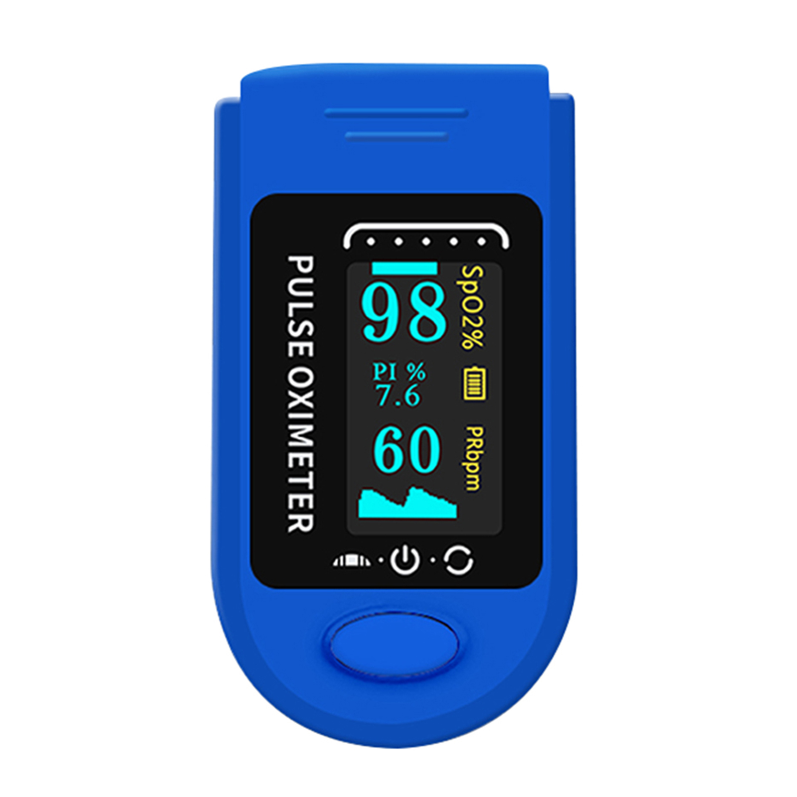 Fingertip Pulse Oximeter Digital Blood Oxygen Pulse Sensor with SPO2 Alarm, 501 Original
Fingertip Pulse Oximeter Digital Blood Oxygen Pulse Sensor with SPO2 Alarm, 501 Original