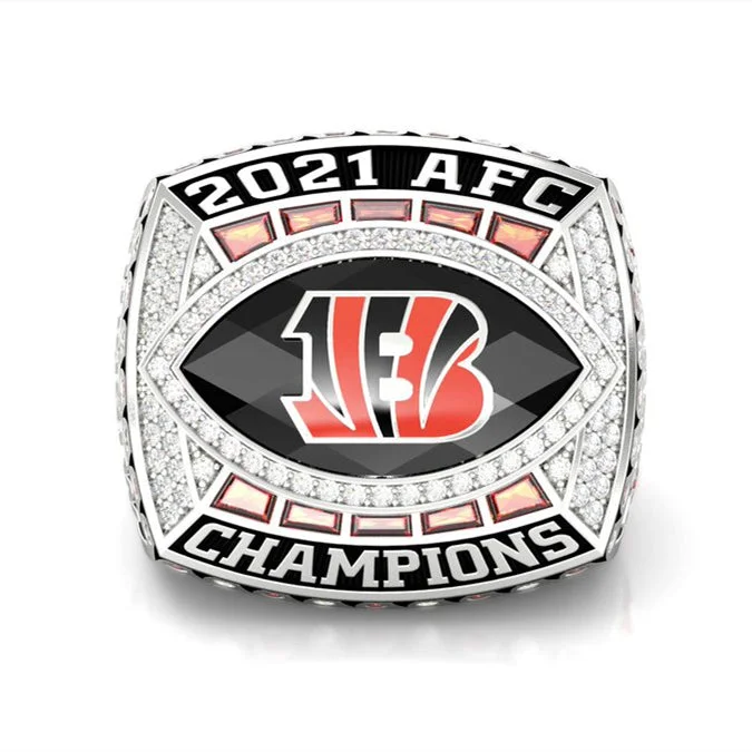 2021 AFC Championship Rings  Cincinnati Bengals NFL