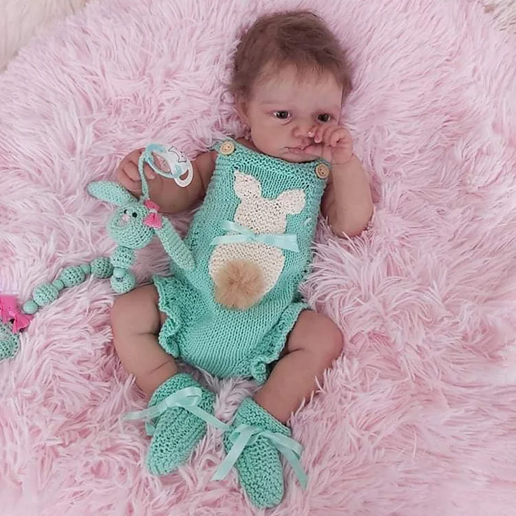  Realistic Newborn Doll 20'' Aditi Soft Weighted Reborn Baby Doll Girl With Cotton Cloth Body - Reborndollsshop®-Reborndollsshop®