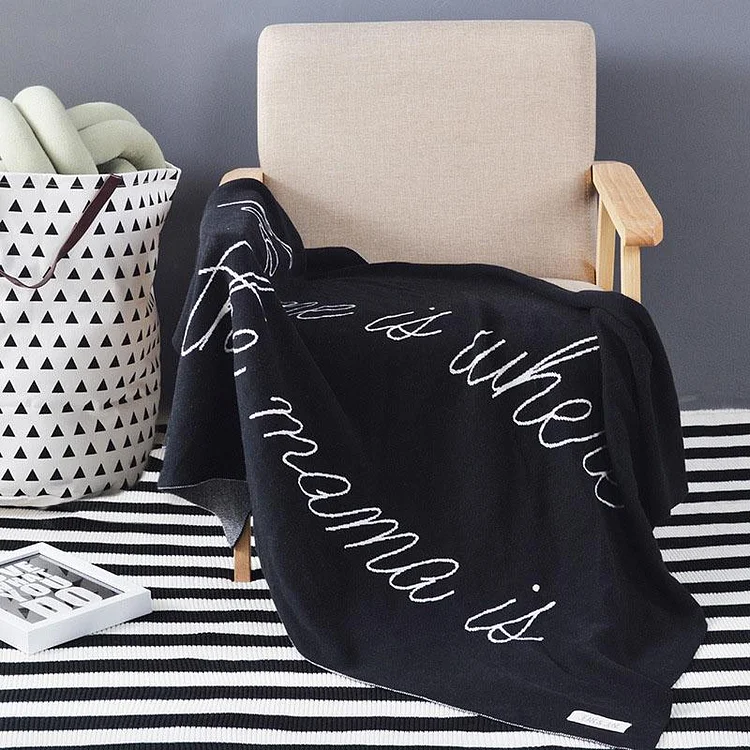 Printed Cotton Knit Blankets