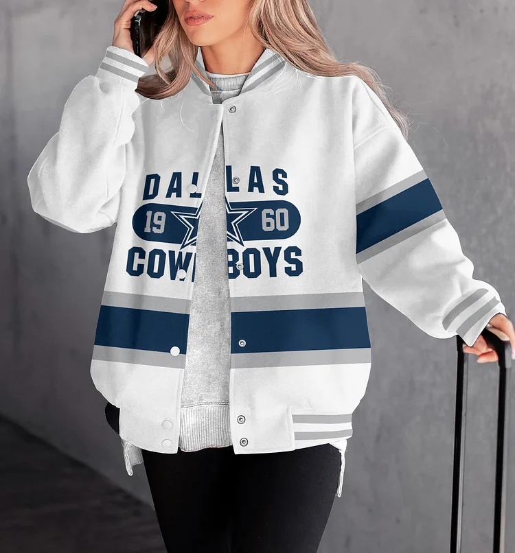Dallas Cowboys Women Limited Edition   Full-Snap  Casual Jacket