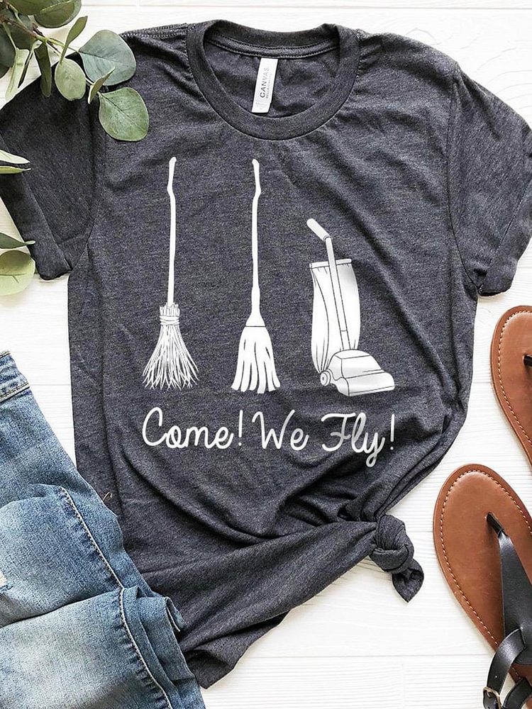 Bestdealfriday Come We Fly Sanderson Sisters Graphic Tee 9628833