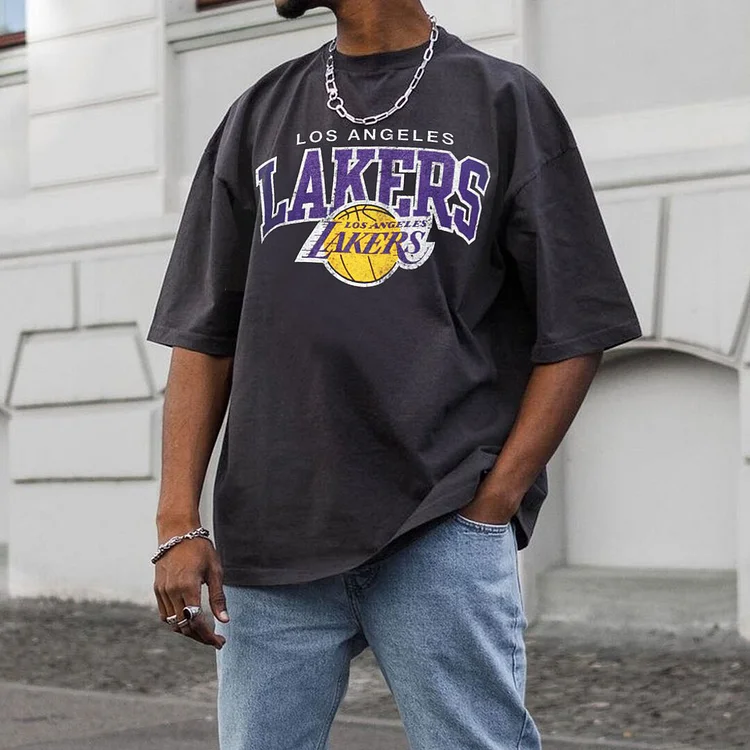 Los Angeles Lakers Vintage Mens T-shirt