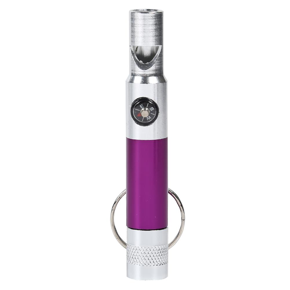 3 in 1 Mini LED Compass Whistle Camping Outdoor Survival Equipment (Purple), 501 Original
3 in 1 Mini LED Compass Whistle Camping Outdoor Survival Equipment (Purple), 501 Original