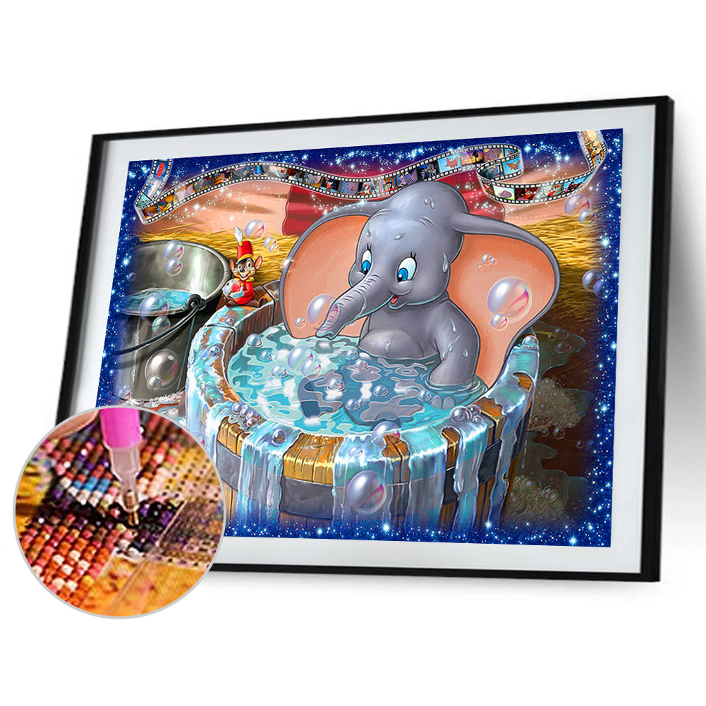 (Multi-Size) Bathing Elephant - Round/Square Drill Diamond Painting - 40*30CM, Square diamond 30*40cm, 501 Original
(Multi-Size) Bathing Elephant - Round/Square Drill Diamond Painting - 40*30CM, Square diamond 30*40cm, 501 Original