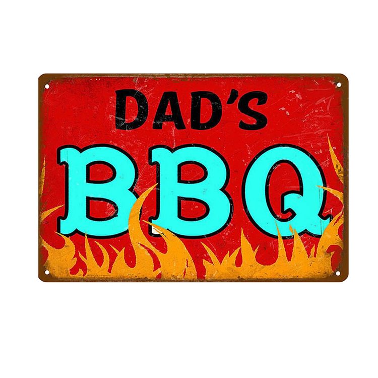 Dad's BBQ Party - Vintage Tin Signs/Wooden Signs - 20*30cm/30*40cm