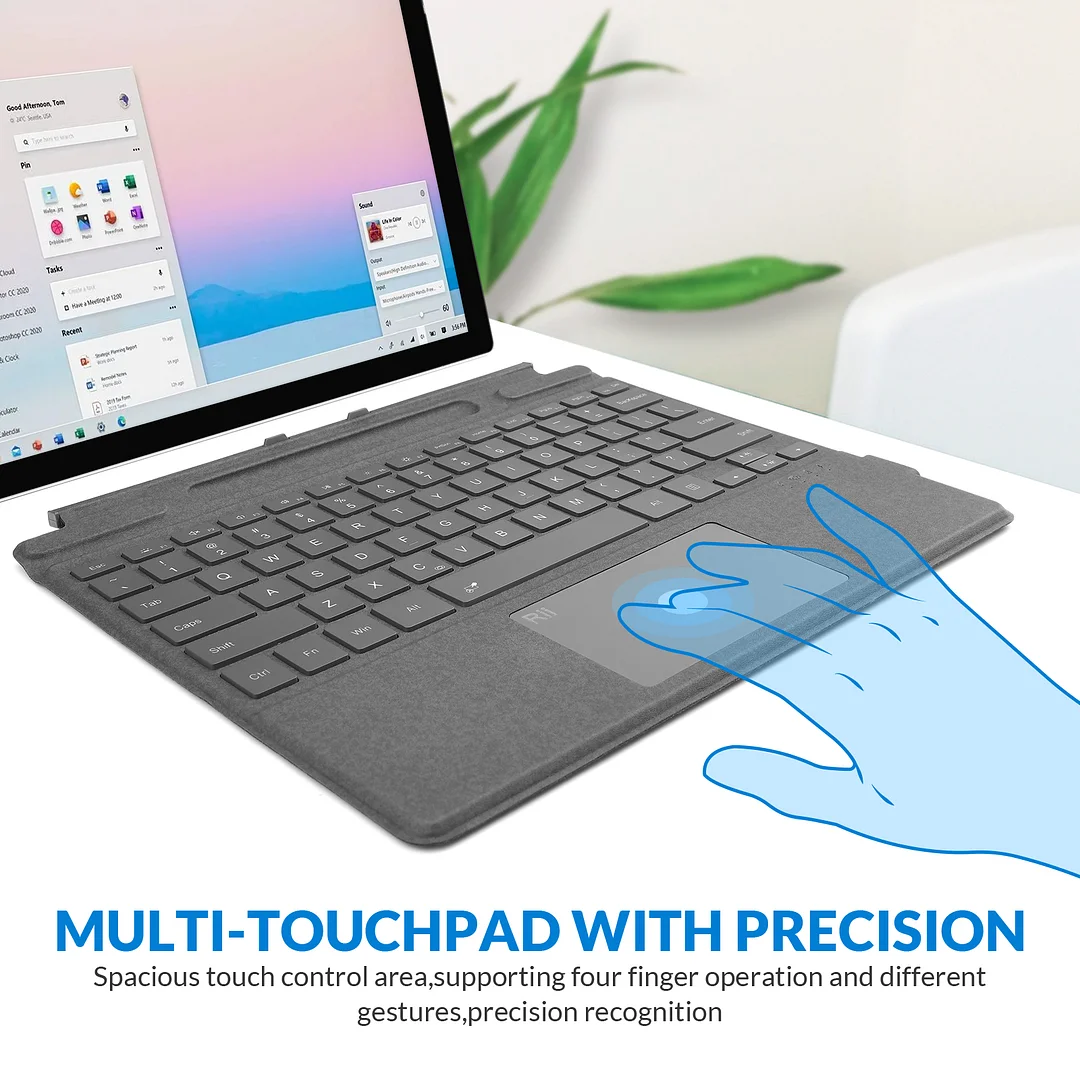 Rii Sf Surface Pro Type Cover Bluetooth Wireless Keyboard