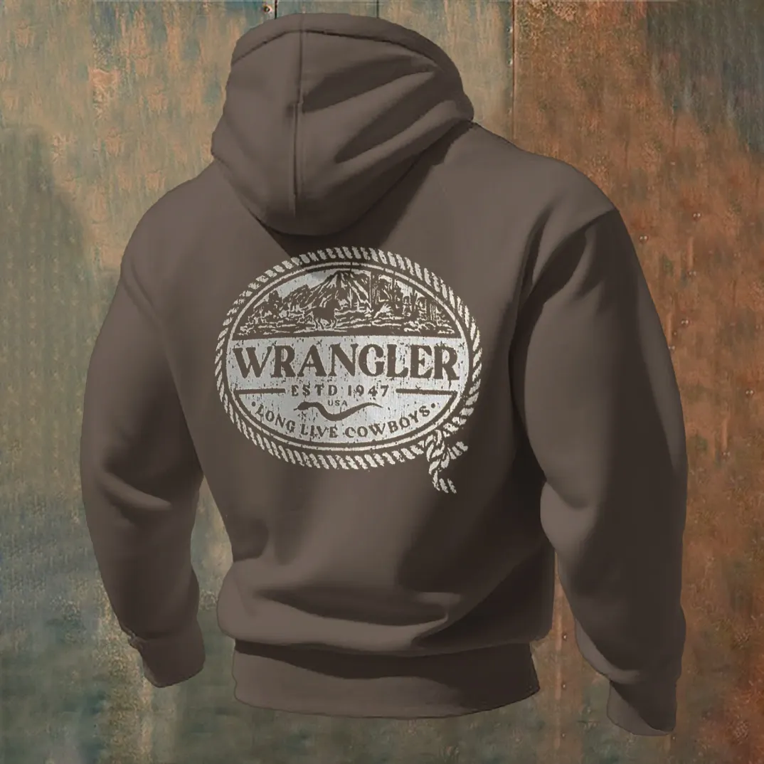 Stylish Unique Logo Design Men's Hoodie