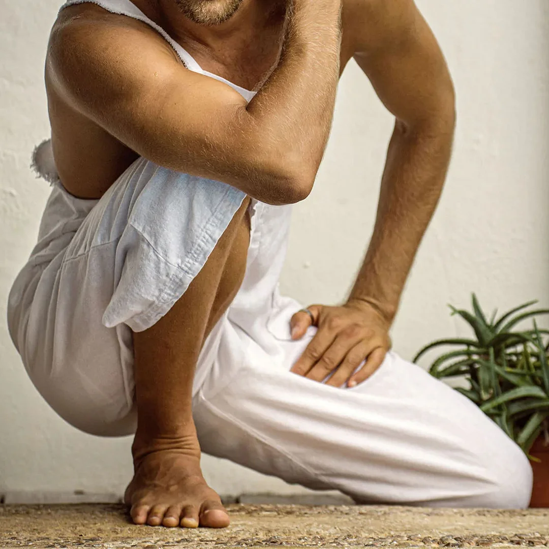 Men's Sleeveless Linen Jumpsuit-inspireuse