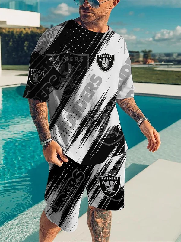 Las Vegas Raiders
Limited Edition Top And Shorts Two-Piece Suits