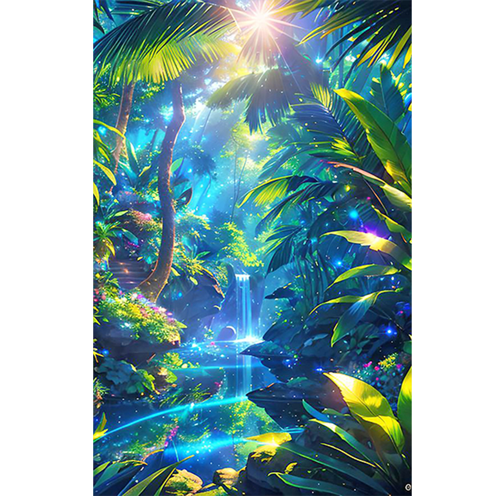 Diamond Painting - Full Round - Jungle Secret (40*60CM)