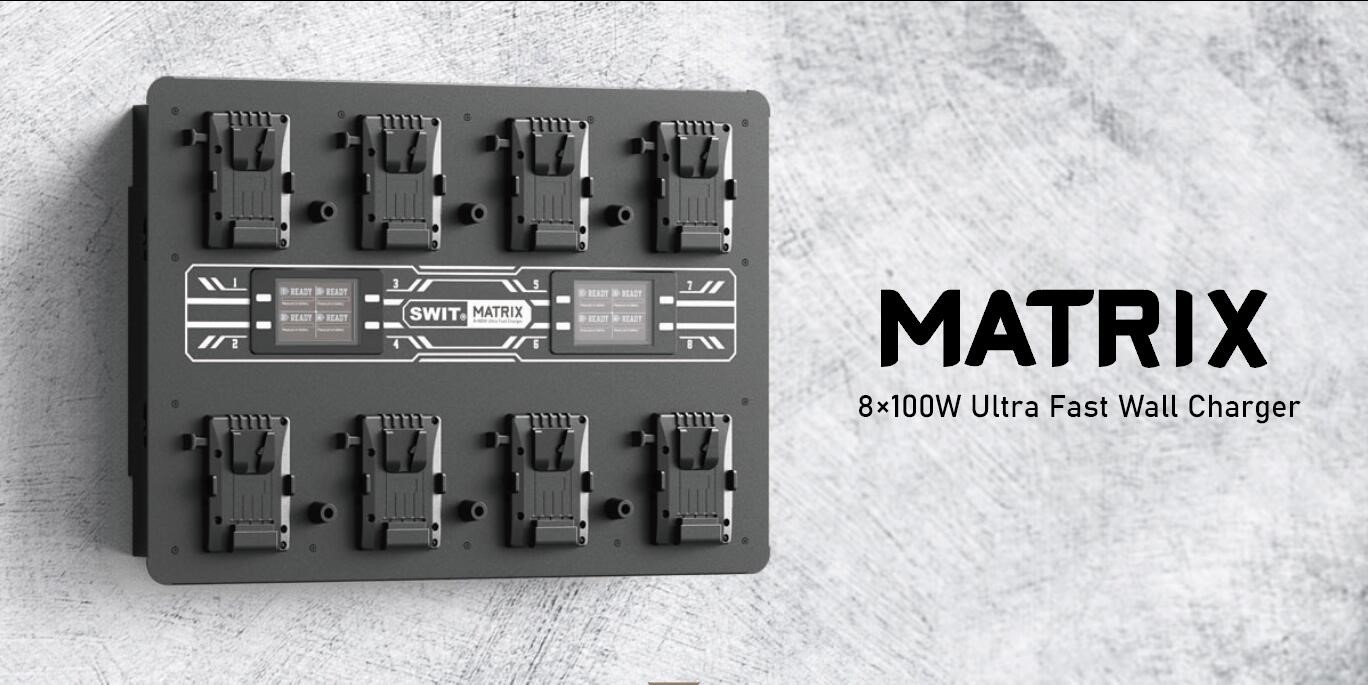 MATRIX – 8 x 100W Ultra-Fast Wall Charger
