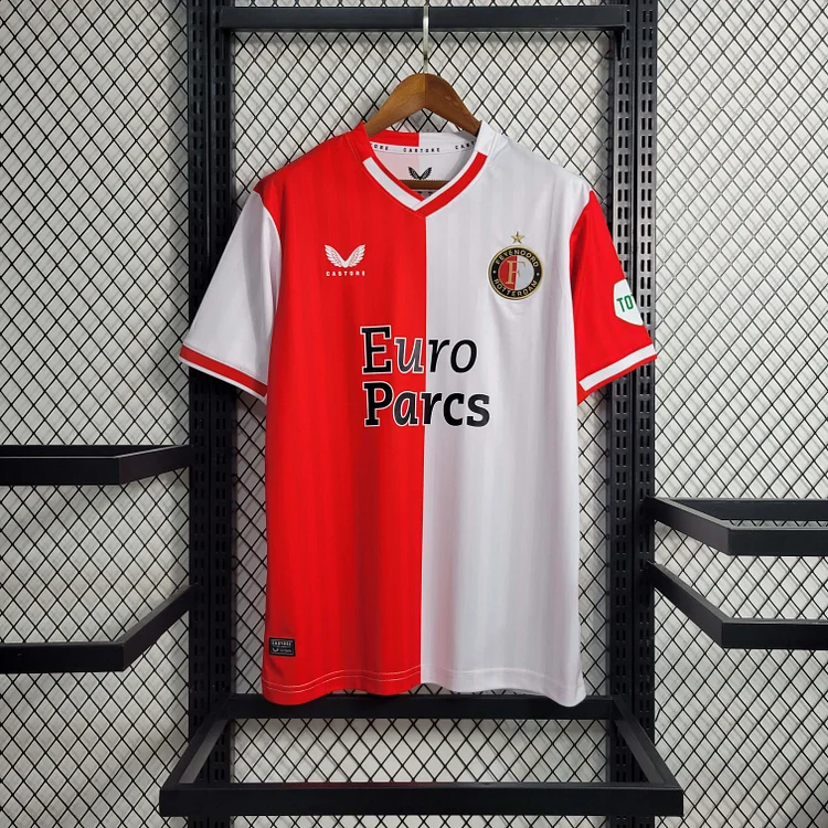 2023/2024 Feyenoord Rotterdam Home  Football Shirt1:1 Thai Quality