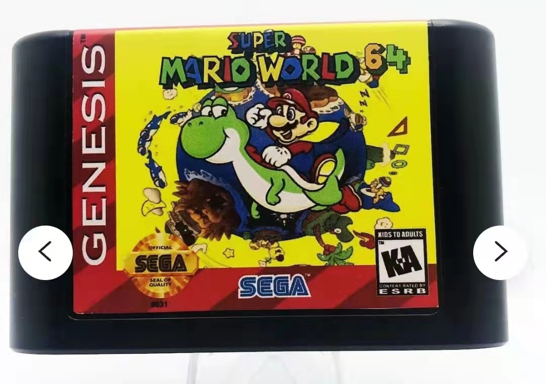 Super mario world 64 sega genesis hotsell