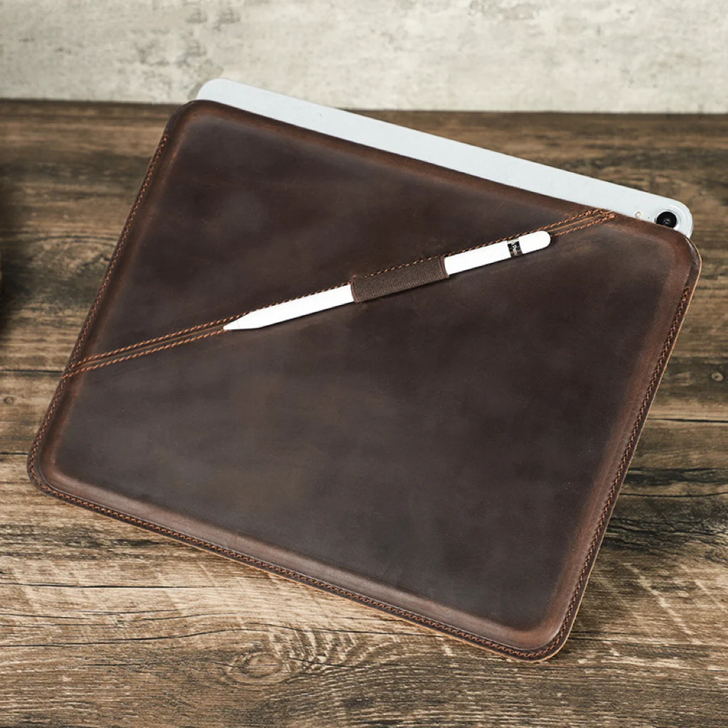 Textured Leather iPad Pro 12.9'' Sleeve