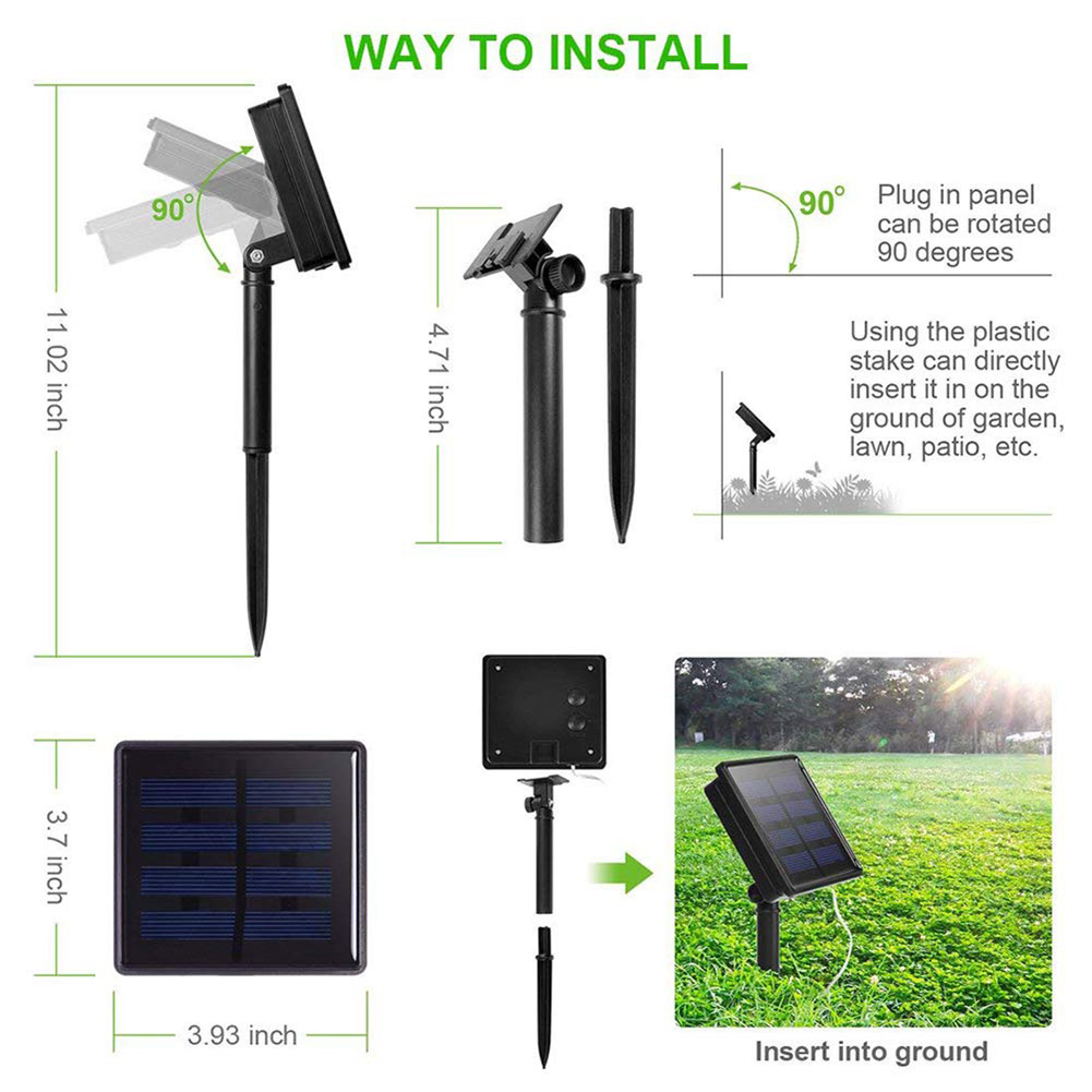 2pcs Solar String Fairy Lights LED Waterproof Solar Energy Lamp Strings, 12m120led, 501 Original
2pcs Solar String Fairy Lights LED Waterproof Solar Energy Lamp Strings, 12m120led, 501 Original