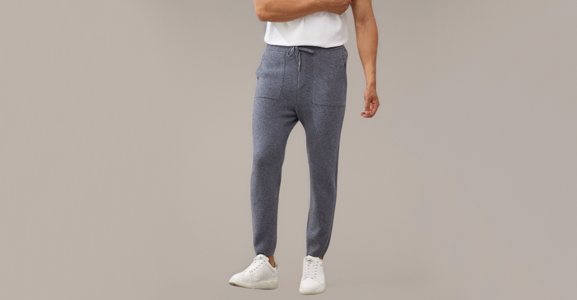 Cashmere-silk flannel Pants