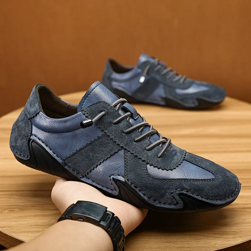 Handmade Leather Outdoor  Breathable Leather Shoes