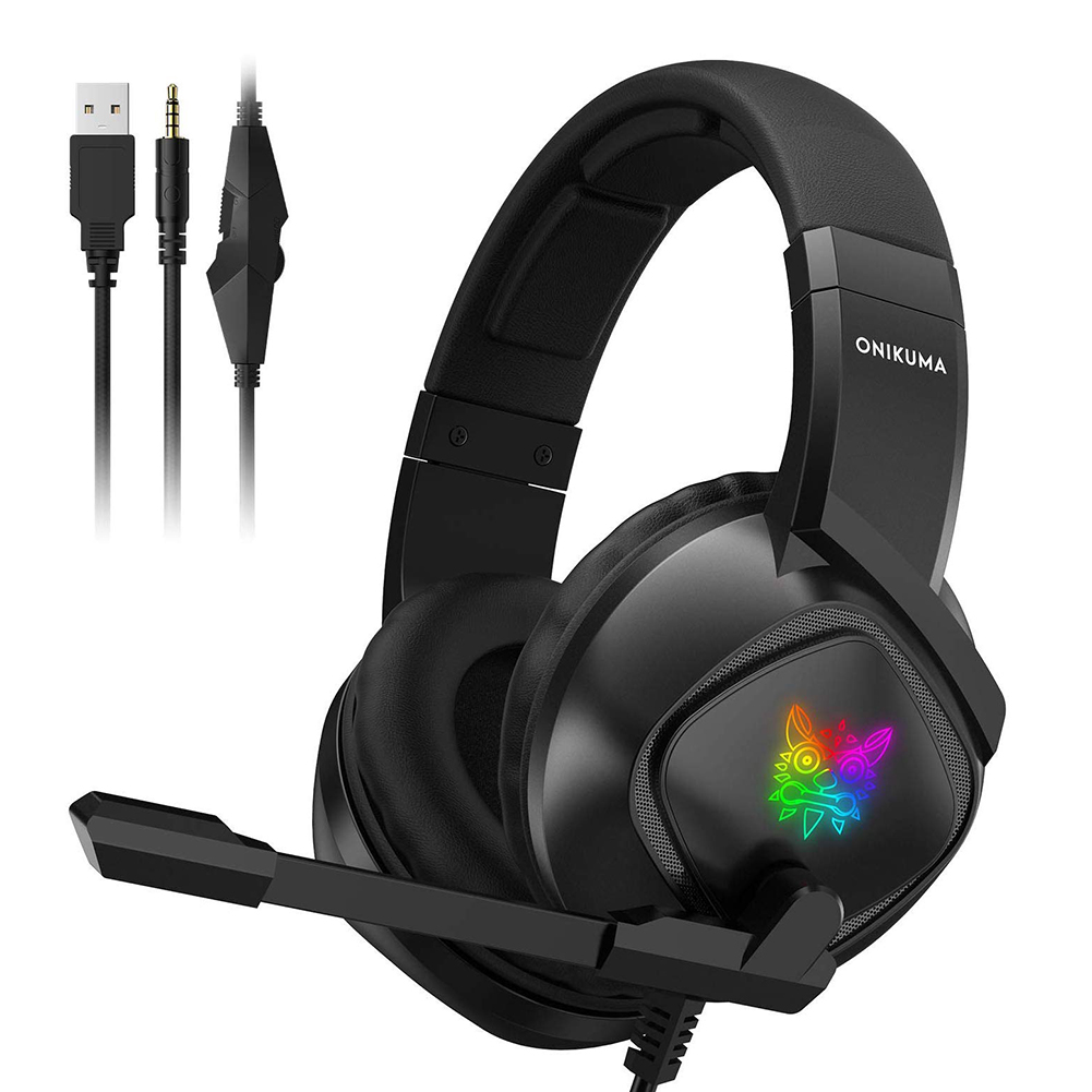 K19 RGB Light Over-ear Headphone Computer Wired Gaming Headset for PS4 PUBG, 501 Original
K19 RGB Light Over-ear Headphone Computer Wired Gaming Headset for PS4 PUBG, 501 Original