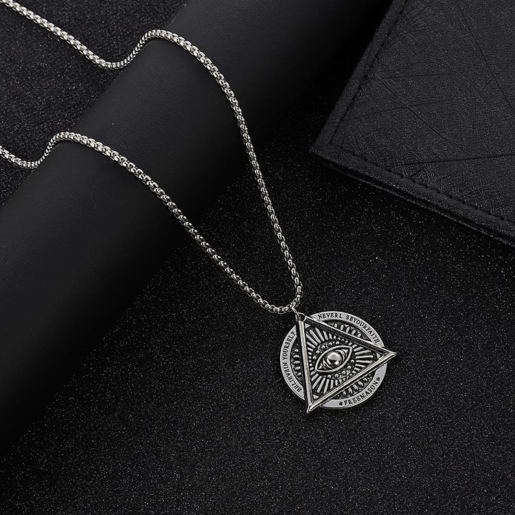Devil's Eye Men's Necklace Fashion Punk Style Men's Pendant Jewelry Ornaments