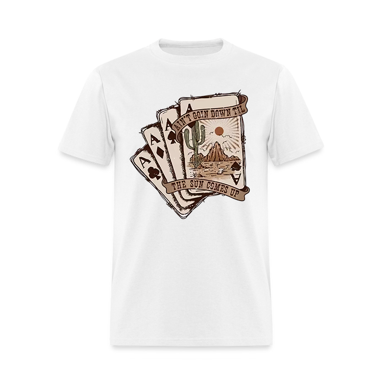 Ain't Goin Down Til The Sun Comes Up Printed Men's T-shirt - Devcarry