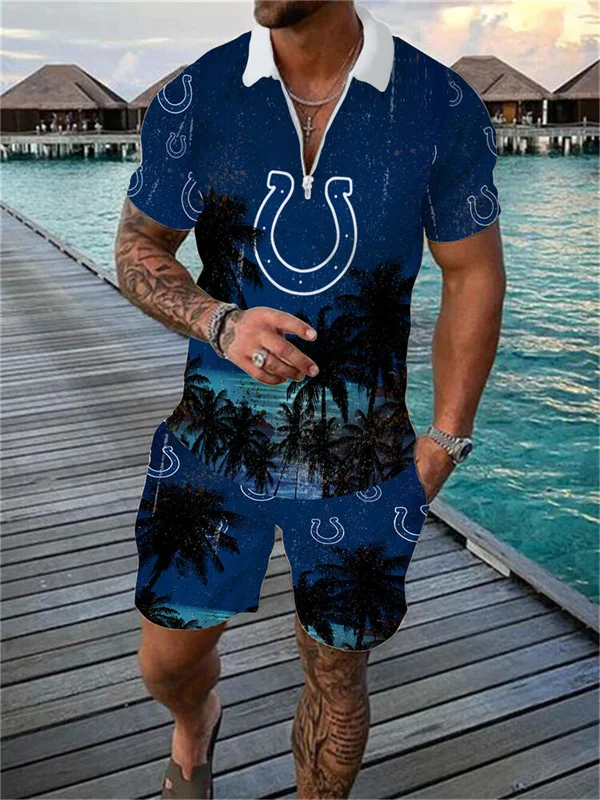 Indianapolis Colts
Limited Edition Polo Shirt And Shorts Two-Piece Suits