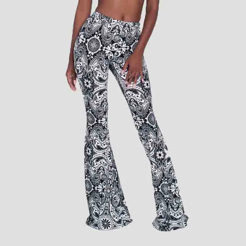 Featured Floral Printed Women's Casual Pants