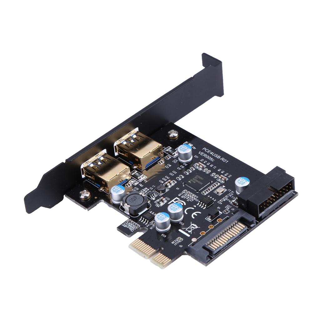Pci-E To Usb 3.0 2 Port Pci Express Expansion Card 19-Pin Power Connector, 501 Original
Pci-E To Usb 3.0 2 Port Pci Express Expansion Card 19-Pin Power Connector, 501 Original
