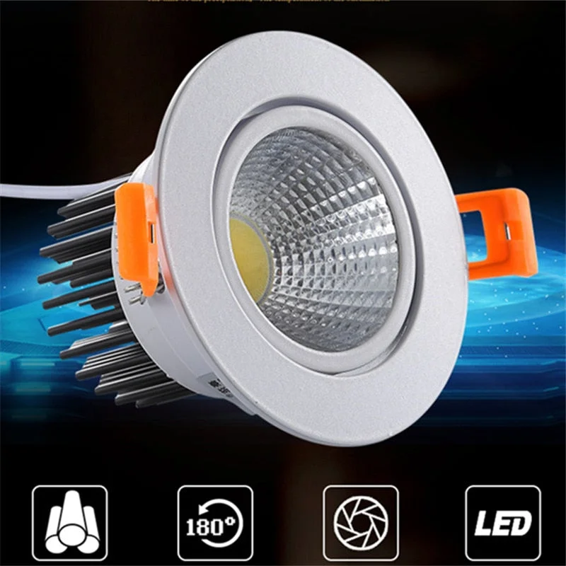 Dimmable  5W7W9W12W15W18W20W24W Ceiling downlight Epistar LED Recessed Ceiling lamp Spot light  For home illumination