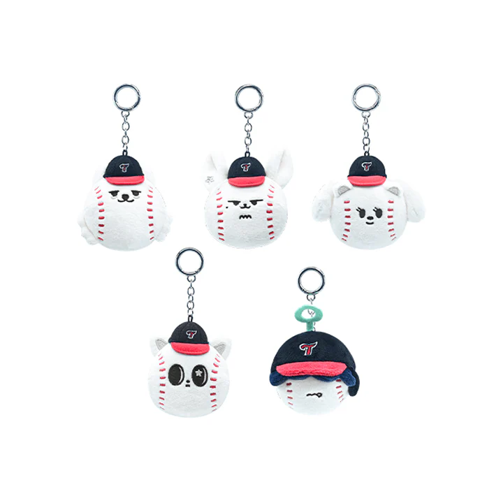 TXTファンチュンPPULBATU×LG TWINS KEYRING TXT PPULBATU X LG TWINS Face Plush Keyring