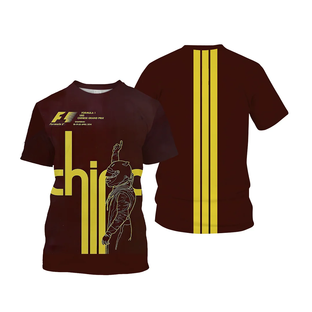 Formula 1 Full Printed T-shirt - Devcarry