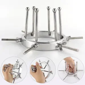 pornhint Pornhint Metal Spreader Expander Plug Extreme Speculum Chastity Device Dilator Adjustable