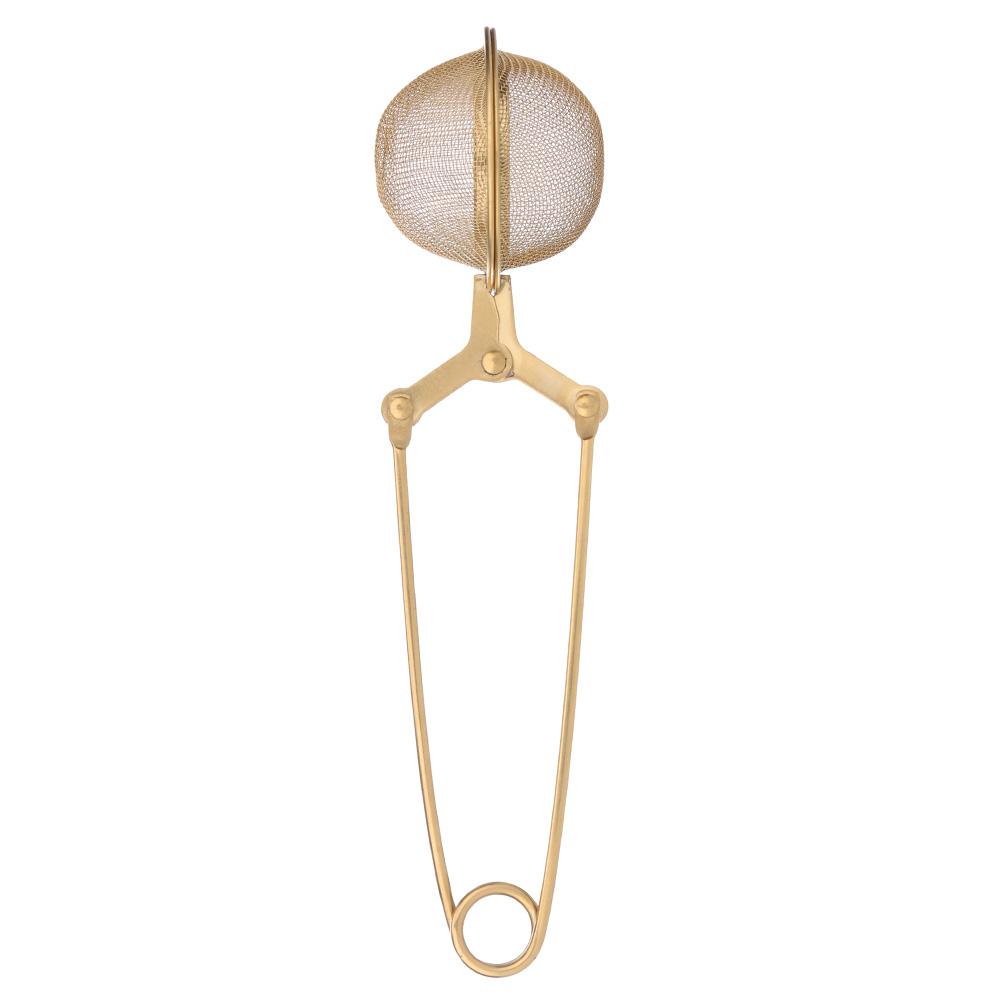 Gold Stainless Steel Tea Infuser Sphere Mesh Tea Strainer Herb Spice Filter, 501 Original
Gold Stainless Steel Tea Infuser Sphere Mesh Tea Strainer Herb Spice Filter, 501 Original