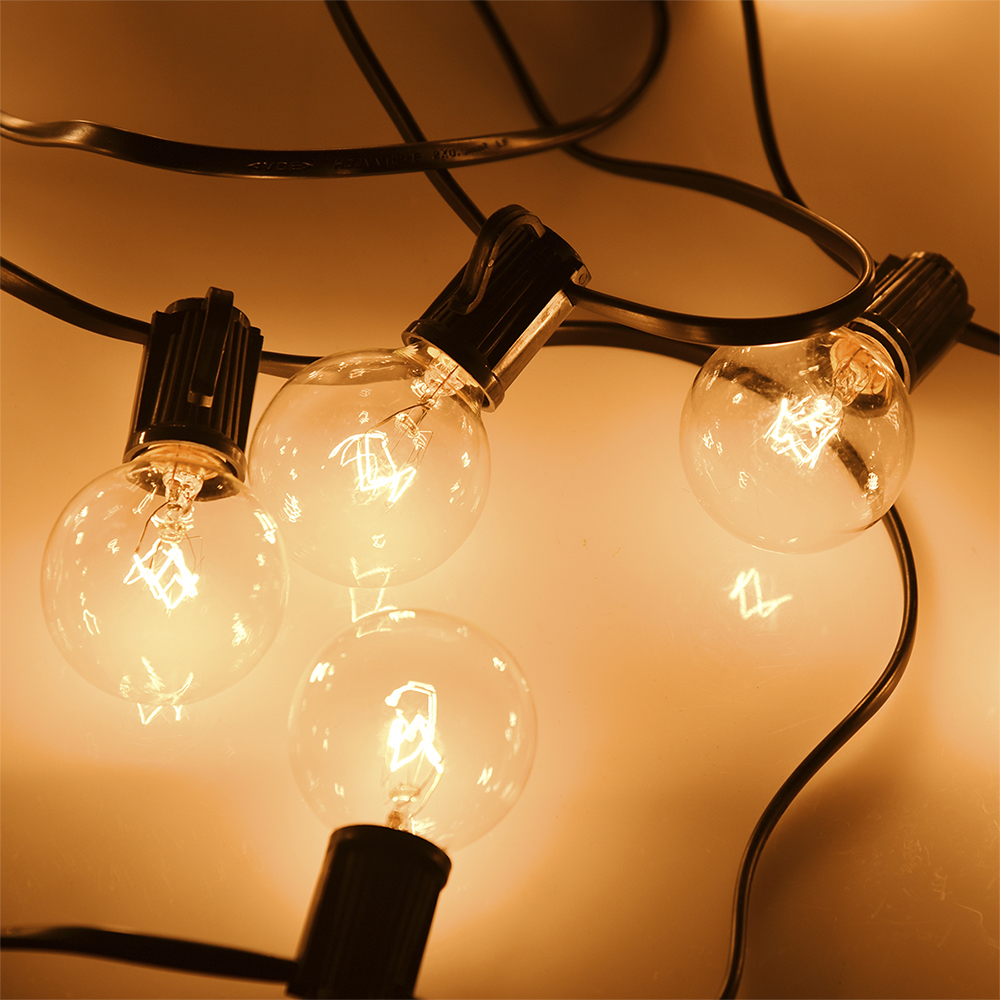 G40 Edison Bulb Lamp 3.15m Fairy String Lights Glass Ball Garland Lights, 501 Original
G40 Edison Bulb Lamp 3.15m Fairy String Lights Glass Ball Garland Lights, 501 Original