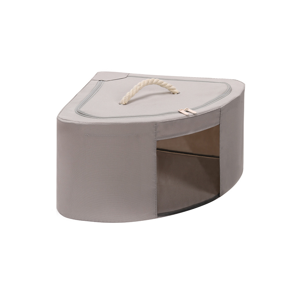 Corner Storage Box Home Folding Large Capacity Space Save Storage Bin Waterproof Oxford Cloth Organizers For Organizers Clothes | 168DEAL