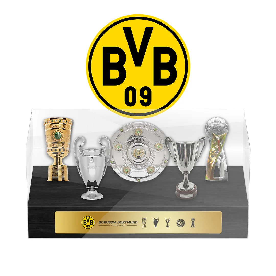 Borussia Dortmund Football Club Football Trophy Dispaly Case
