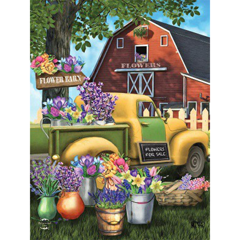 Car Flower - Round Drill Diamond Painting - 30*40CM, Round diamond 30*40cm, 501 Original
Car Flower - Round Drill Diamond Painting - 30*40CM, Round diamond 30*40cm, 501 Original
