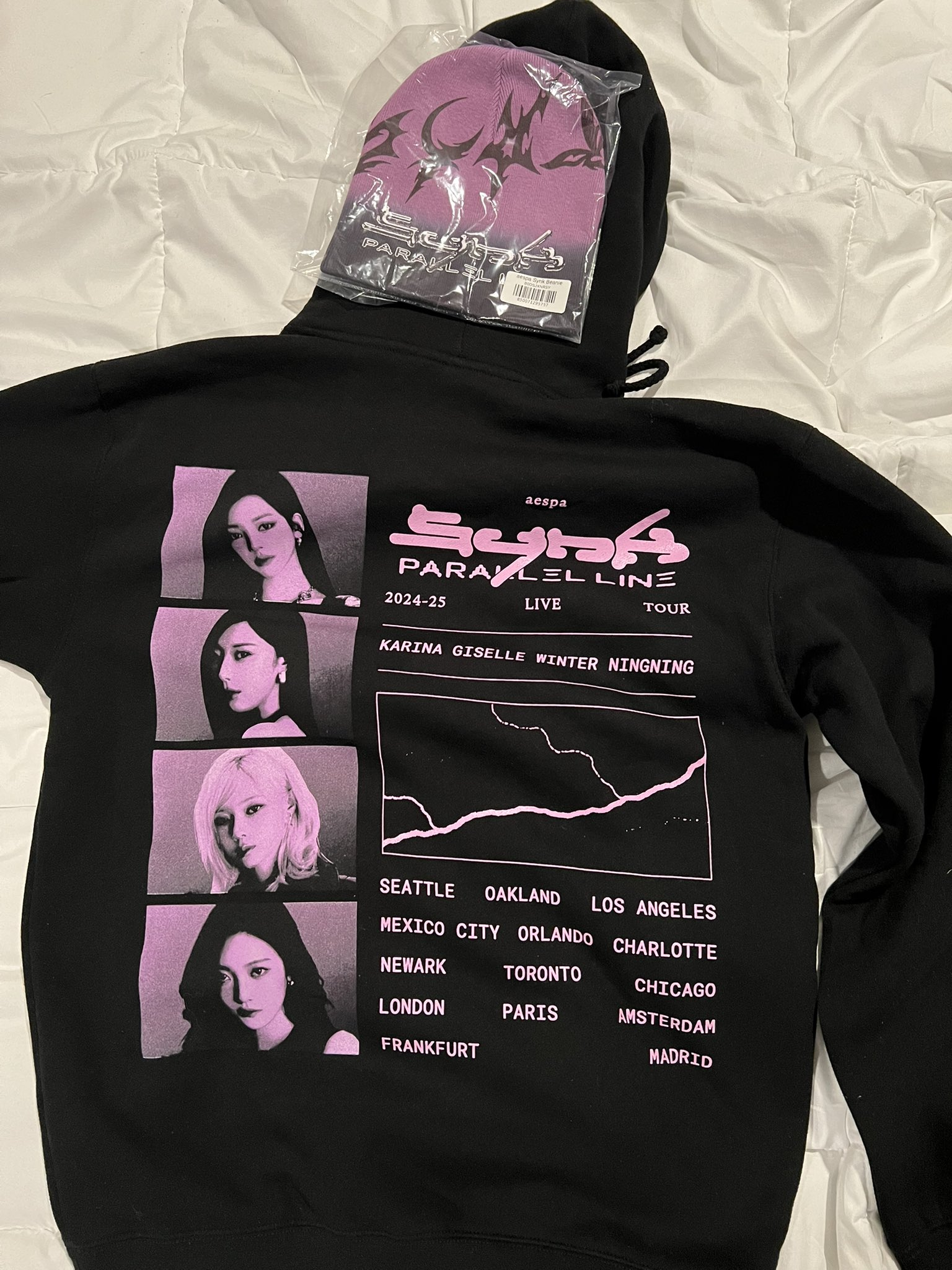 aespa Official SYNK PARALLEL LINE World Tour Merch Collection