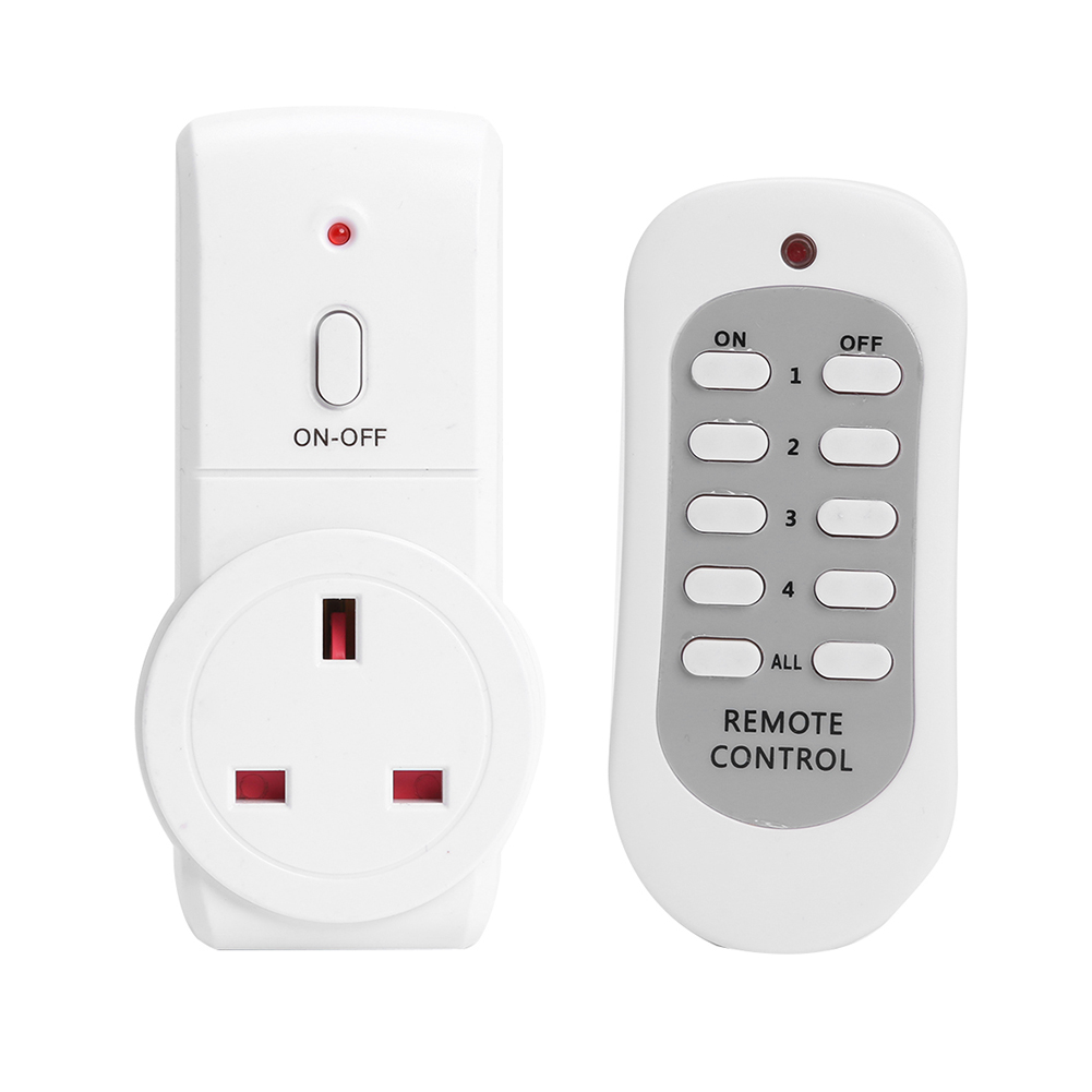 1pc UK Plug Power Outlet Light Switch Socket+1pc Wireless Remote Control, 501 Original
1pc UK Plug Power Outlet Light Switch Socket+1pc Wireless Remote Control, 501 Original
