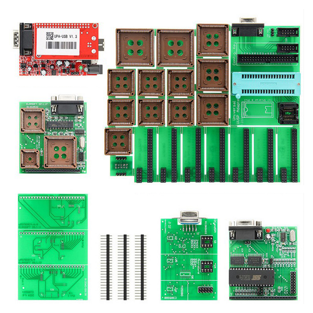 Chip Tuning Scanner UPA USB V1.3 Eeprom ECU Programmer with Full Adapter, 501 Original
Chip Tuning Scanner UPA USB V1.3 Eeprom ECU Programmer with Full Adapter, 501 Original